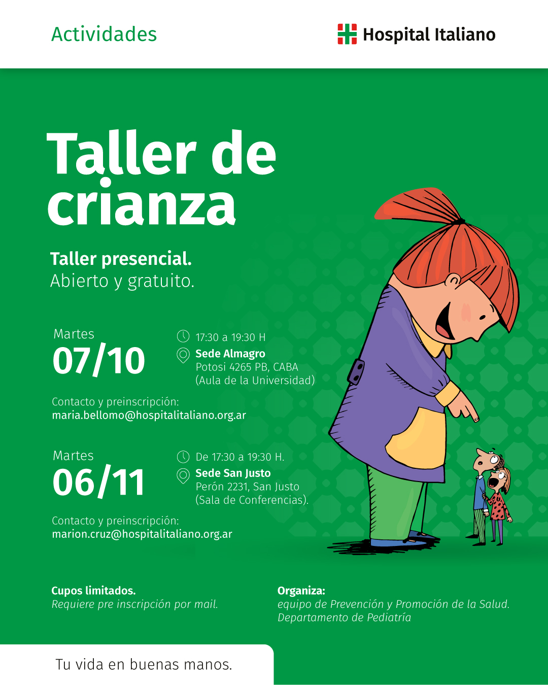 tallleres crianza